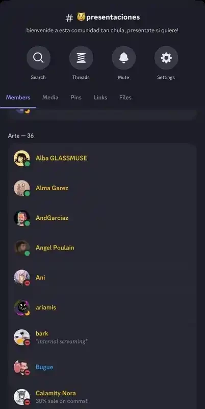 Discord — ภาพหน้าจอ 2
