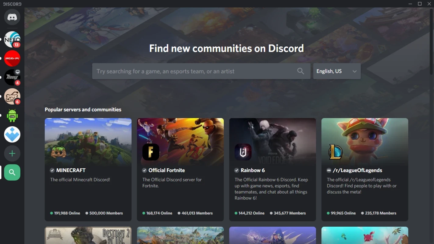 Discord — skærmbillede 4